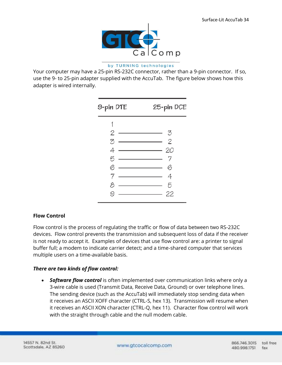 GTCO Surface-Lit AccuTab - Users Guide User Manual | Page 34 / 70