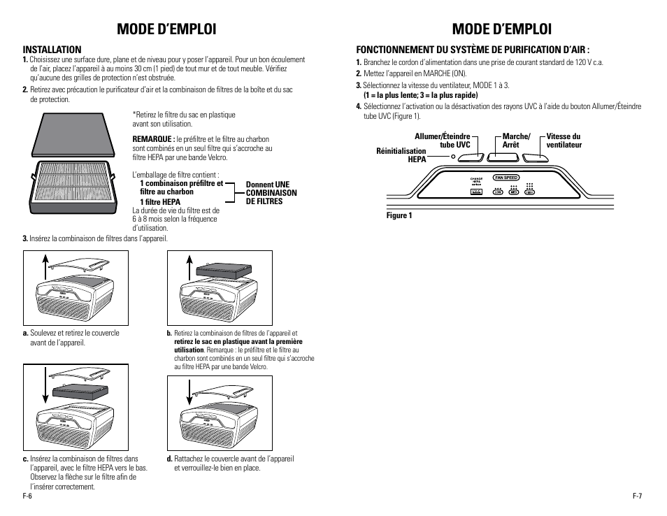 Mode d’emploi | Guardian Technologies AC4220 User Manual | Page 10 / 18