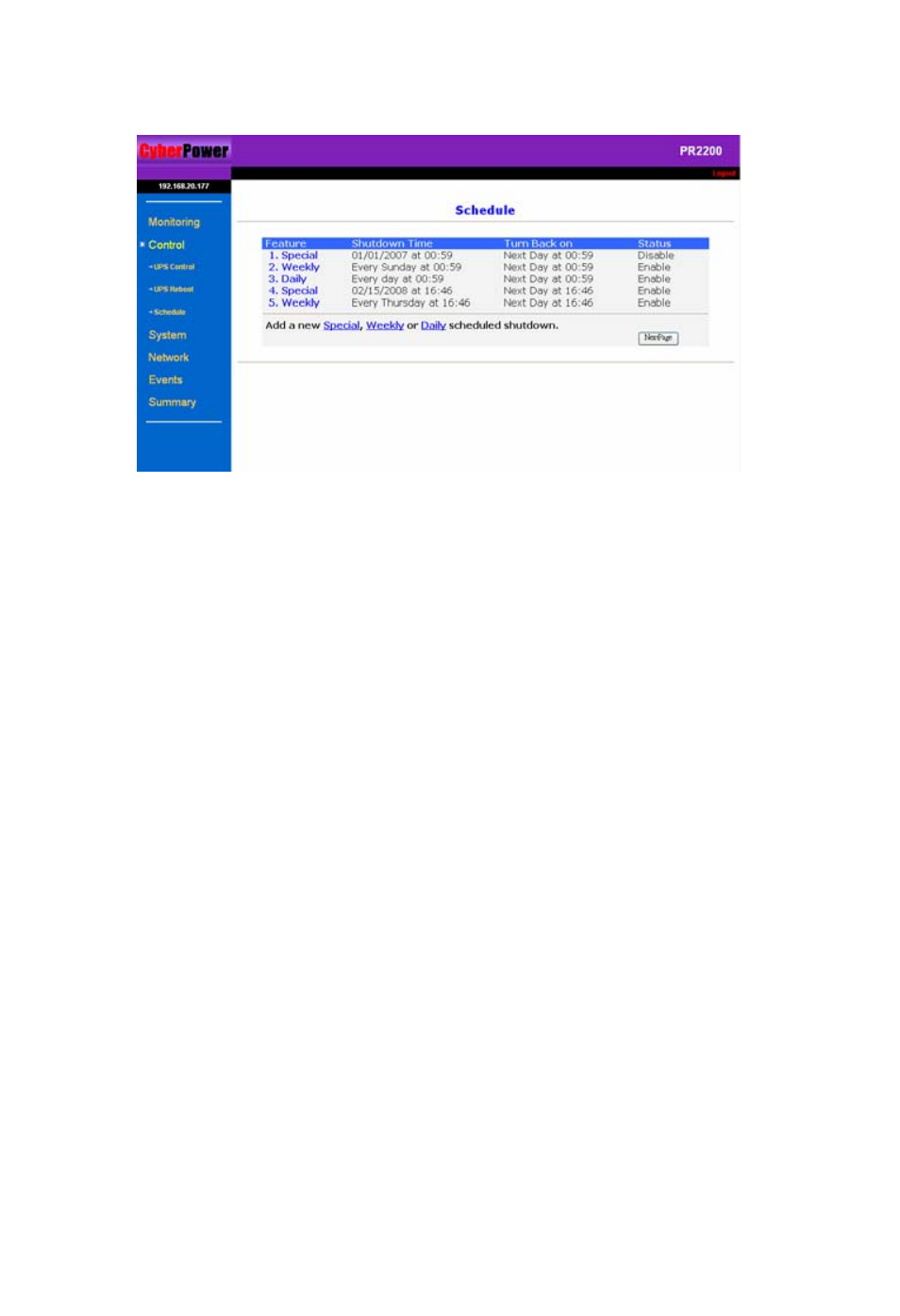 CyberPower Systems Network Management Card User Manual | Page 13 / 21