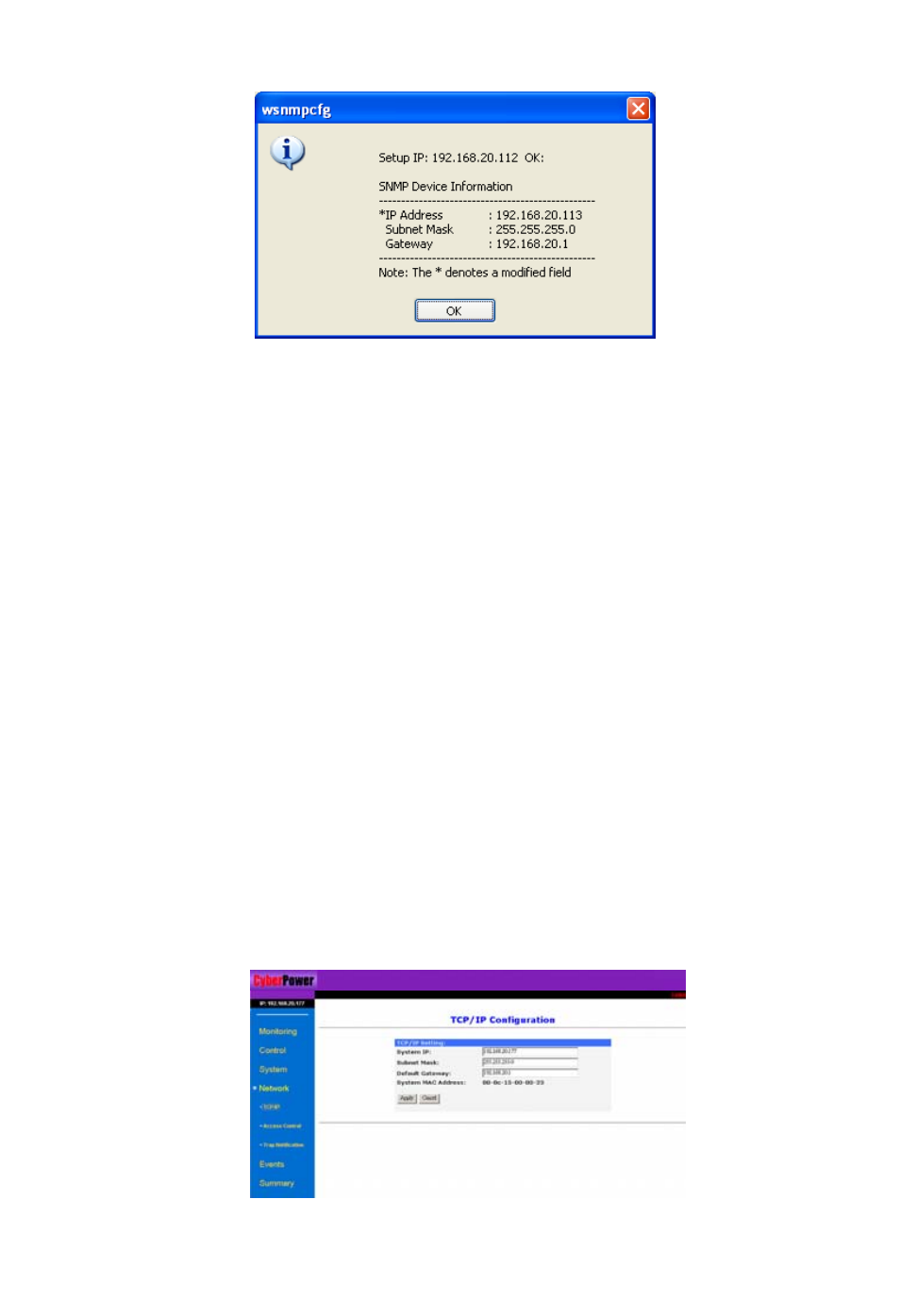 CyberPower Systems Network Management Card User Manual | Page 8 / 21