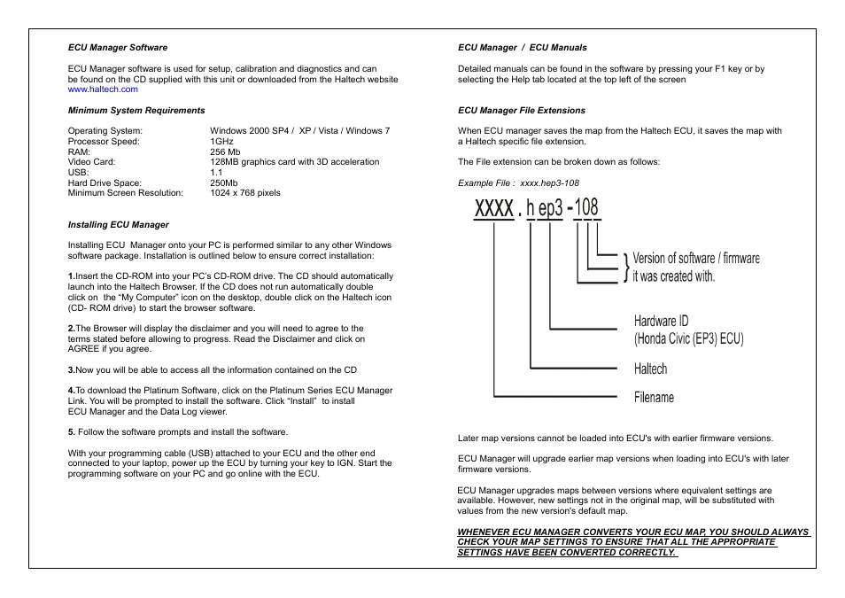 Haltech HT055047 User Manual | Page 8 / 16