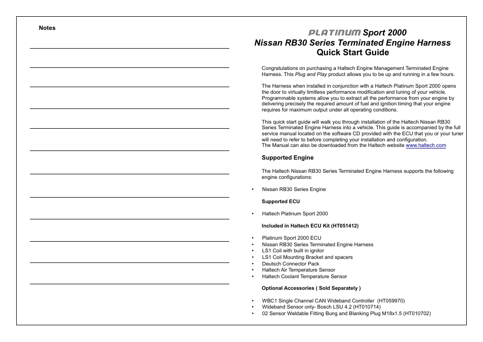 Platinum | Haltech HT045505 User Manual | Page 14 / 16