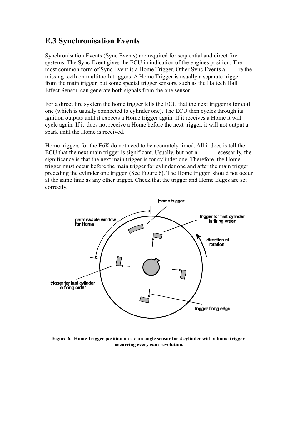 E.3 synchronisation events | Haltech S4 Hall Effect Sensor User Manual | Page 8 / 9