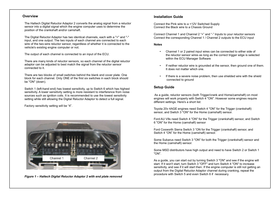 Haltech HT010613 User Manual | Page 5 / 8