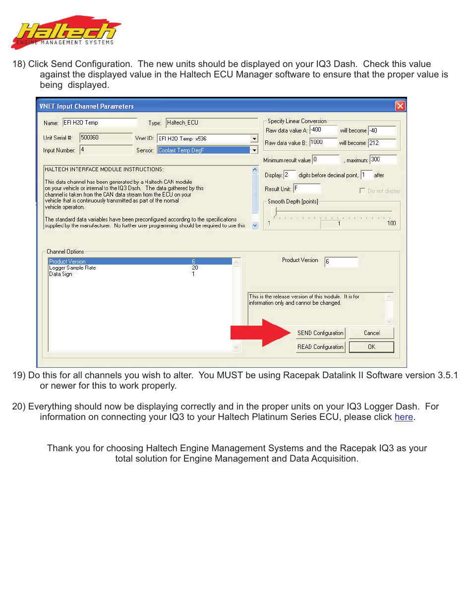 Haltech IQ3 Logger Dash User Manual | Page 5 / 5