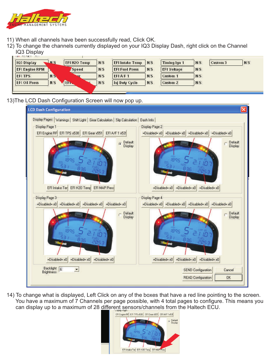 Haltech IQ3 Dash User Manual | Page 3 / 6