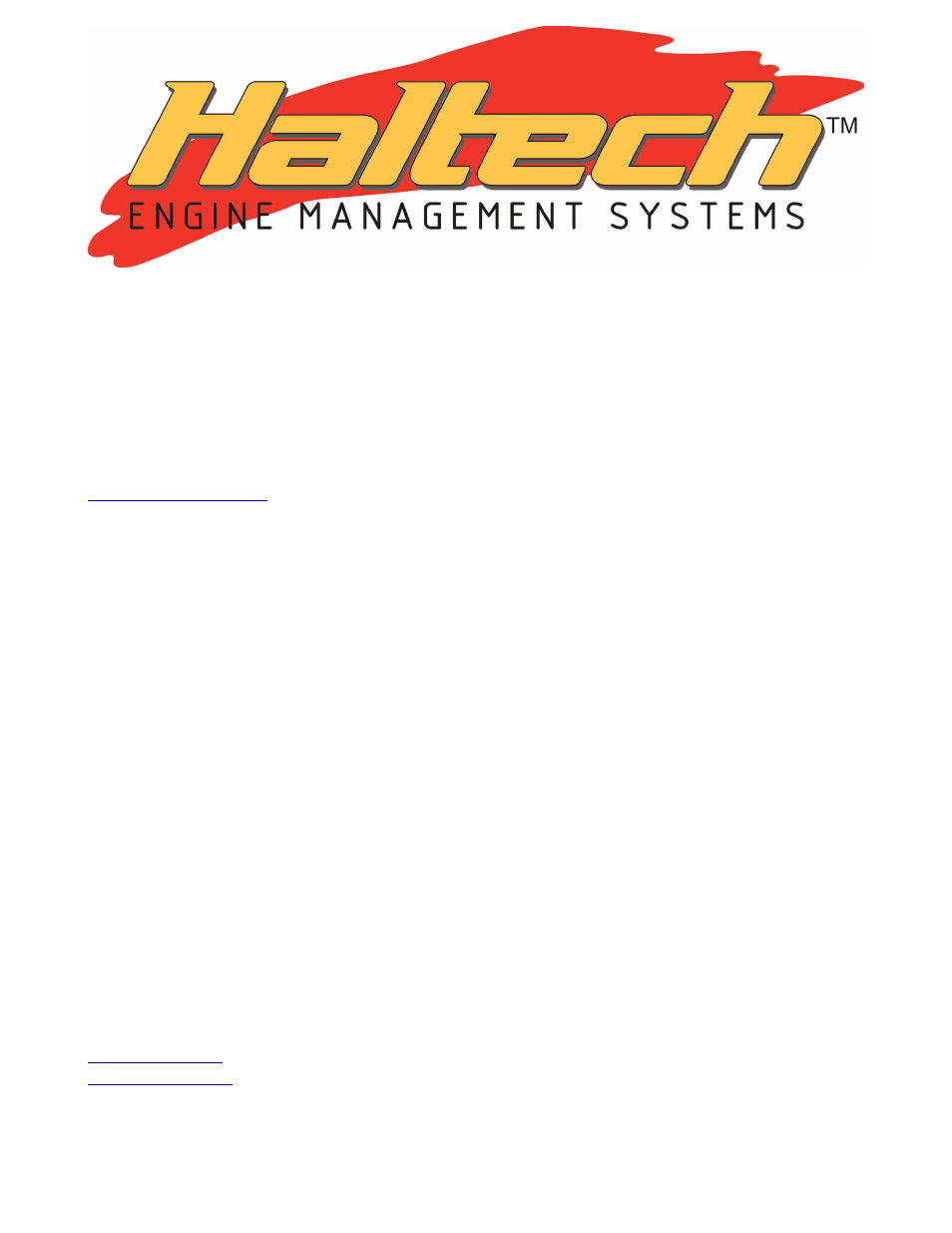 Haltech IQ3 Data Logging Dash E11 User Manual | 1 page