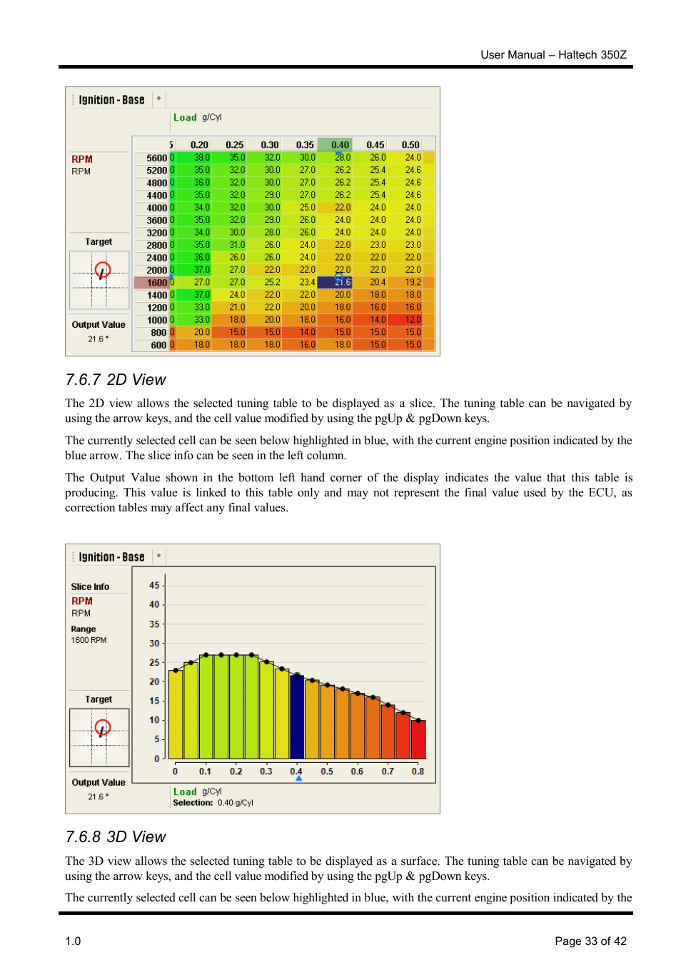 7 2d view, 8 3d view | Haltech Platinum Pro 350z User Manual | Page 33 / 42