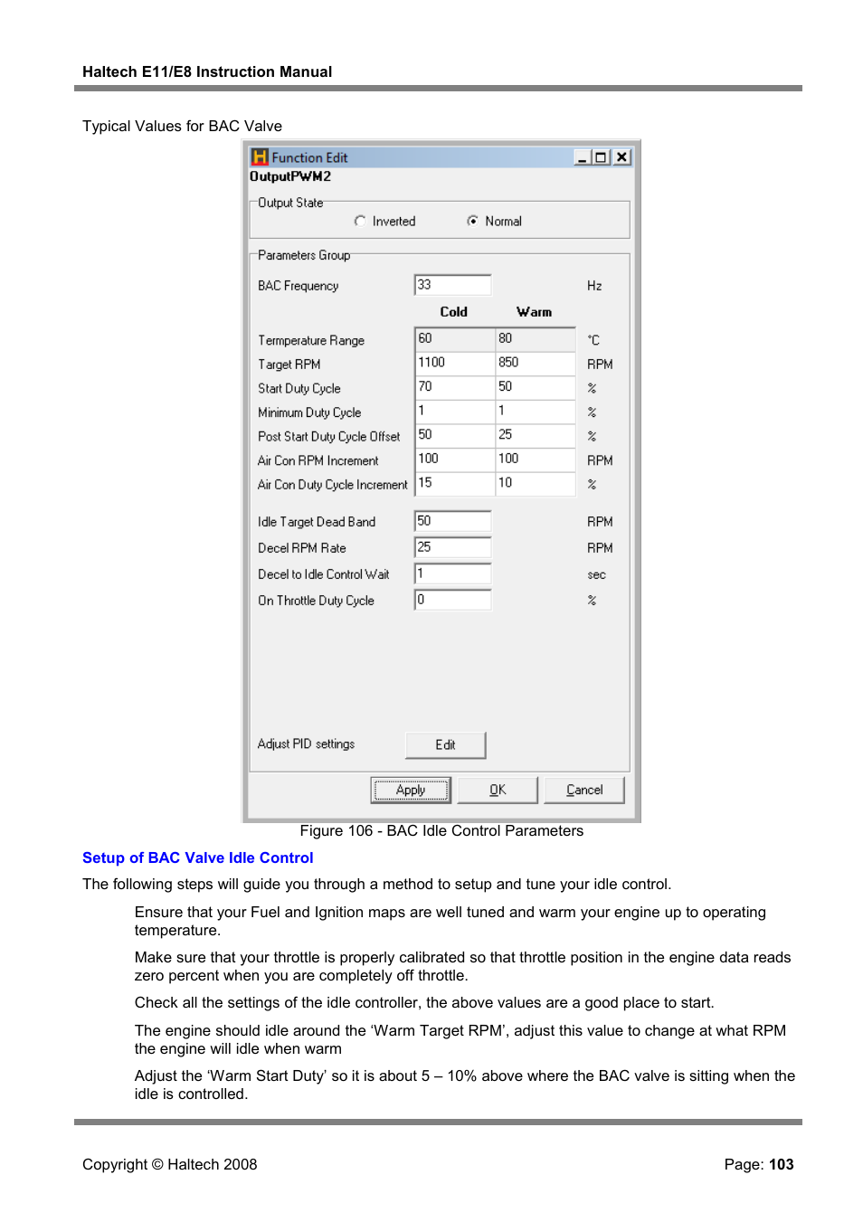 Haltech E8 User Manual | Page 103 / 177