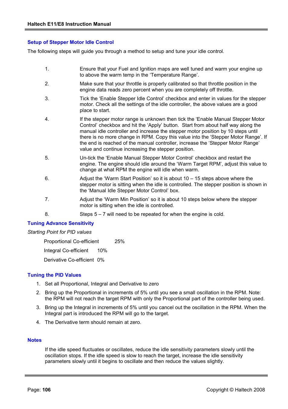 Haltech E8 User Manual | Page 106 / 177
