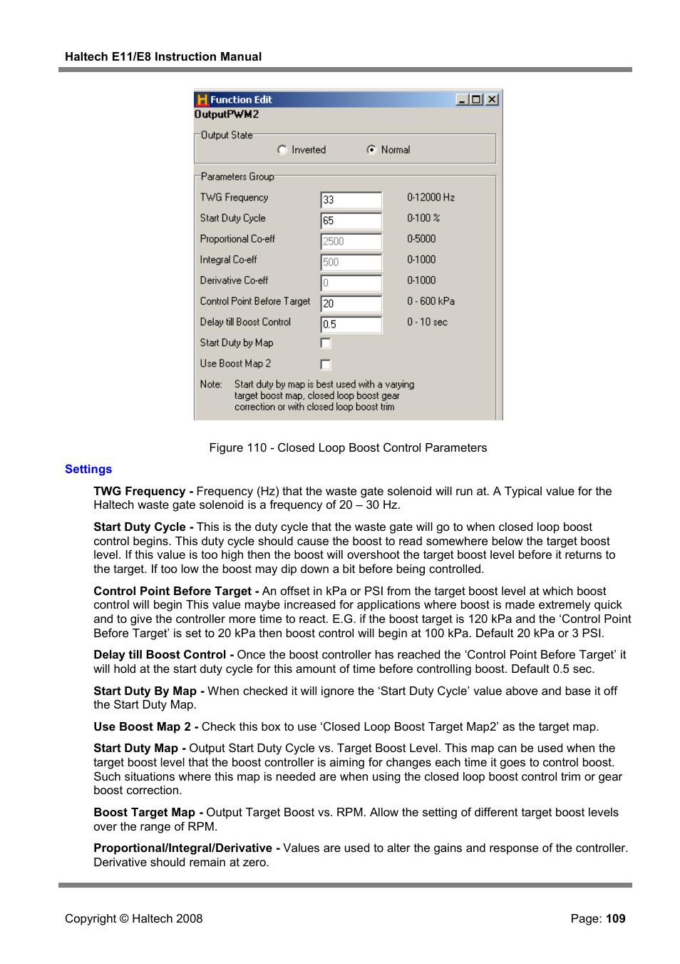 Haltech E8 User Manual | Page 109 / 177