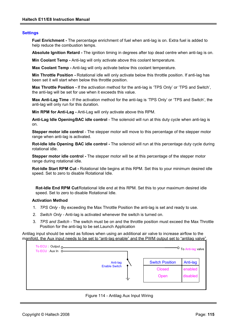 Haltech E8 User Manual | Page 115 / 177