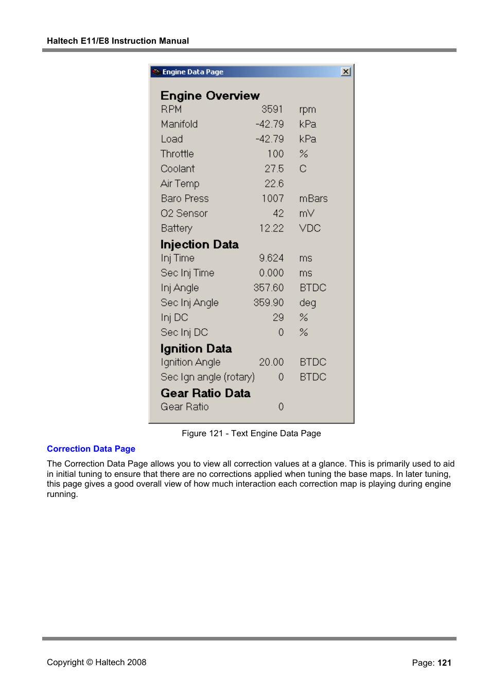 Haltech E8 User Manual | Page 121 / 177