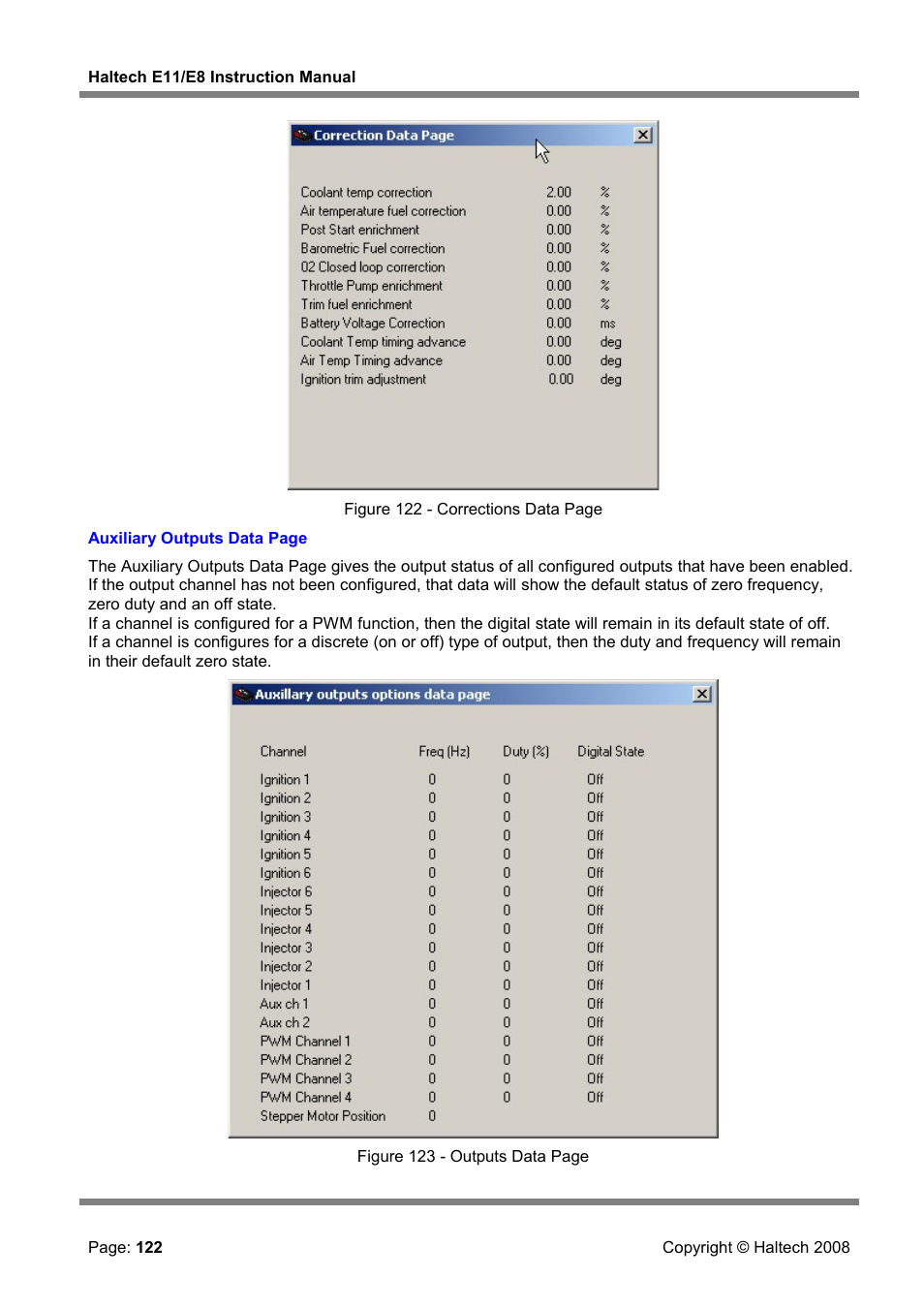 Haltech E8 User Manual | Page 122 / 177