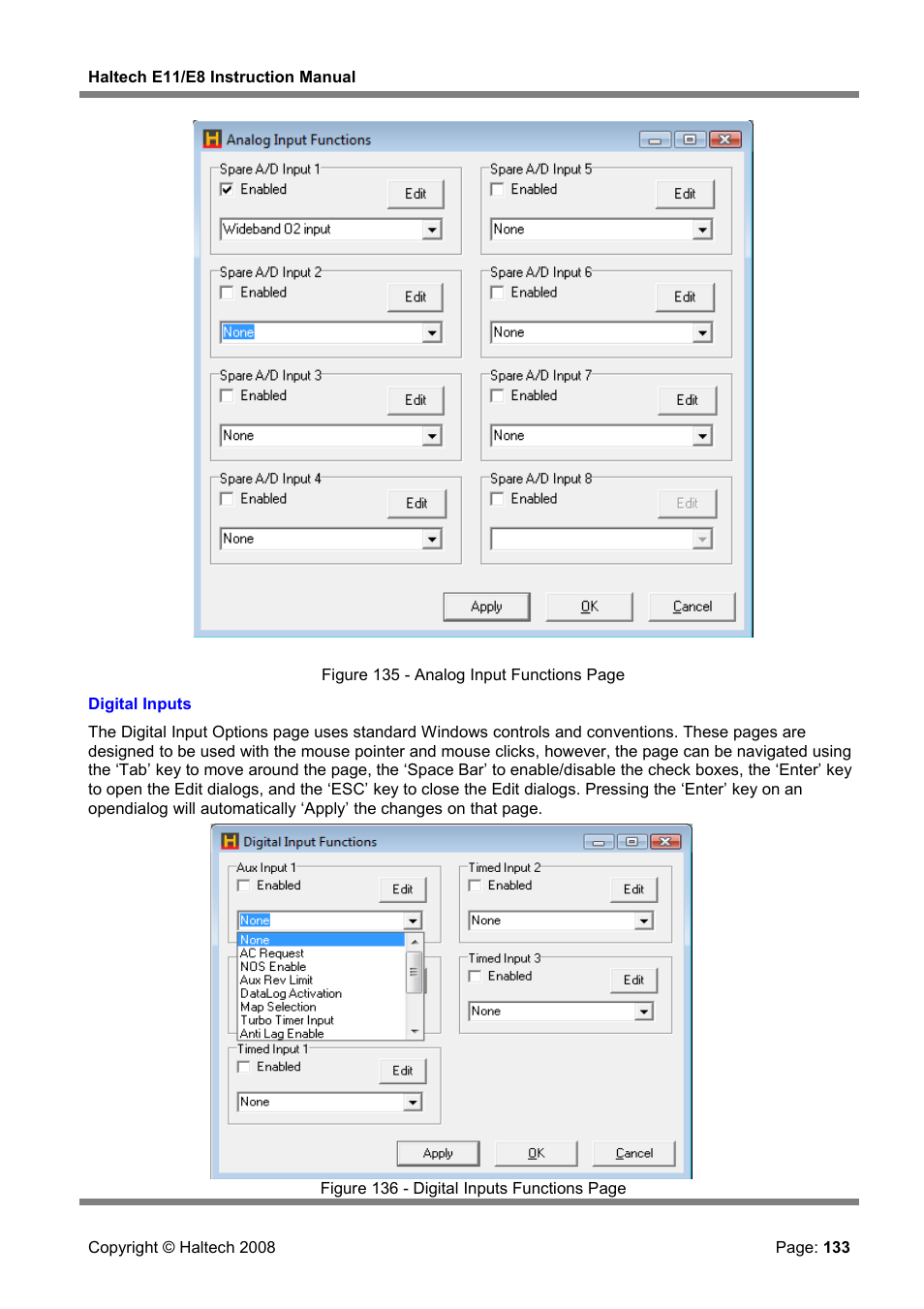 Haltech E8 User Manual | Page 133 / 177