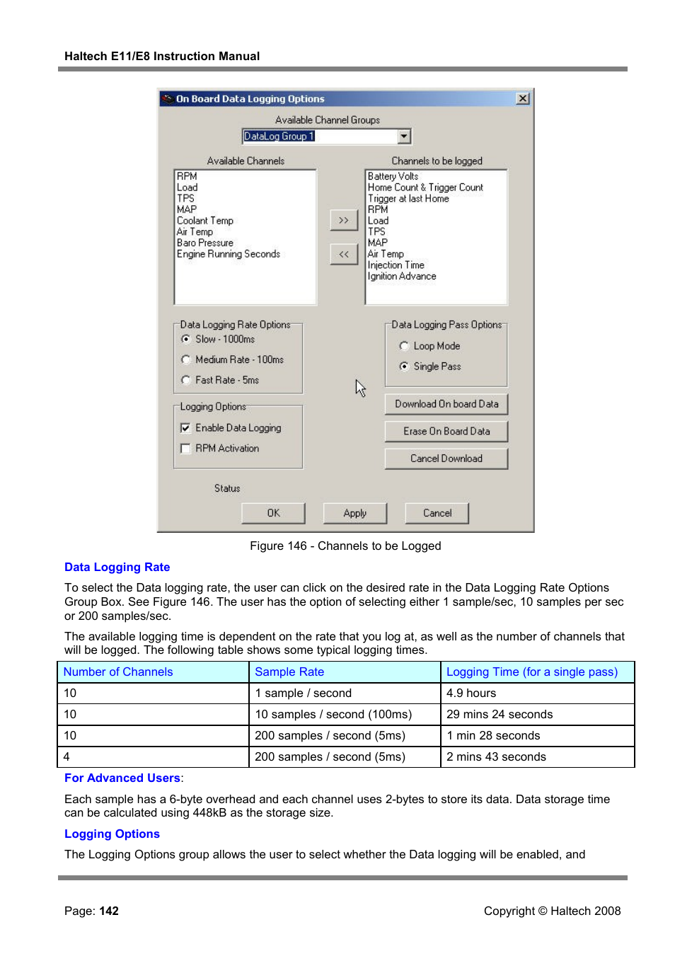 Haltech E8 User Manual | Page 142 / 177