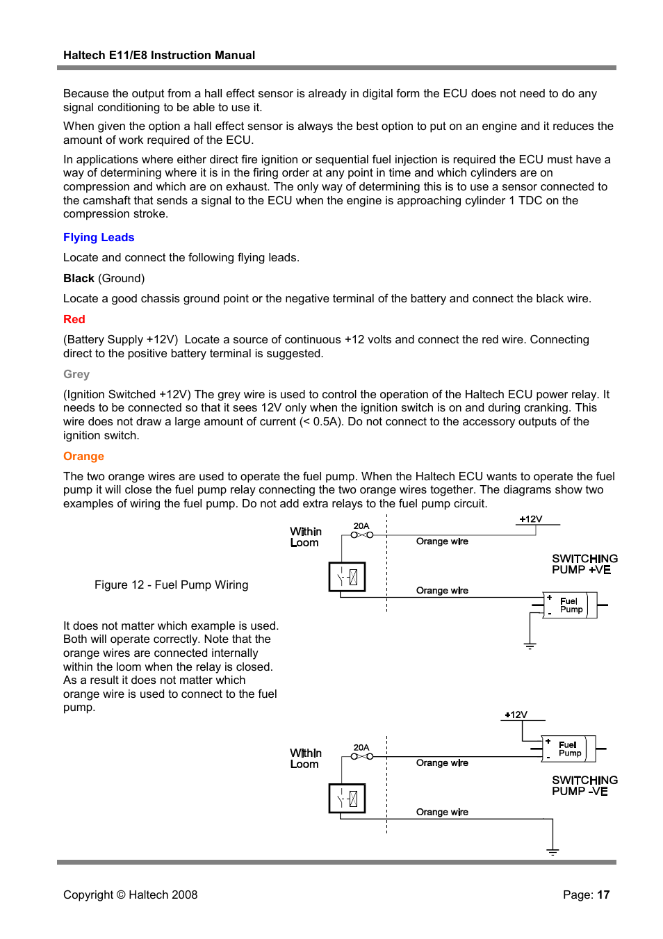 Haltech E8 User Manual | Page 17 / 177