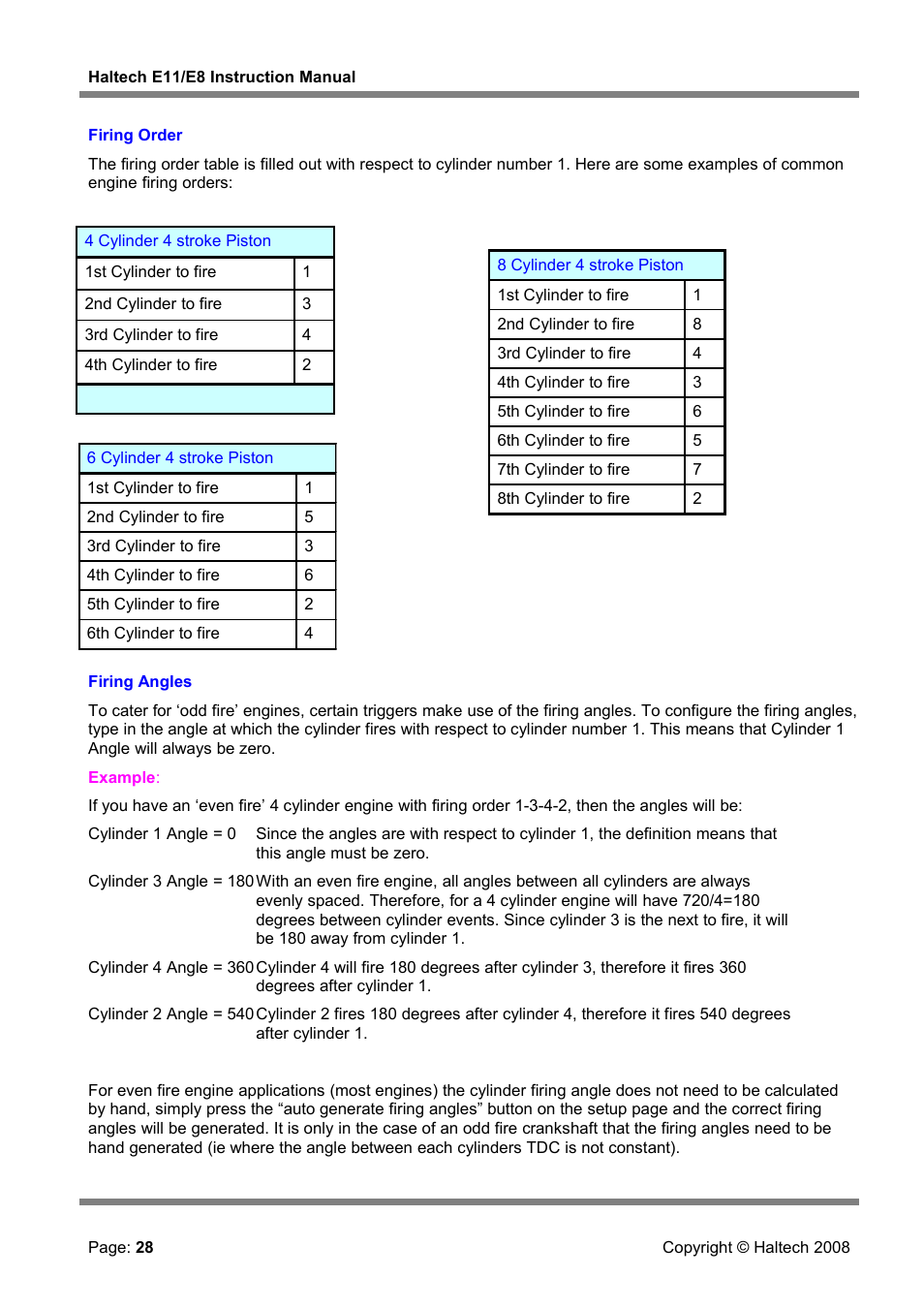 Haltech E8 User Manual | Page 28 / 177