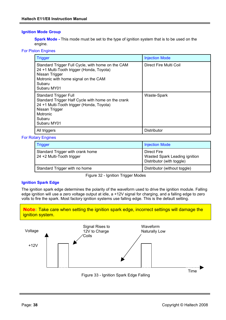Haltech E8 User Manual | Page 38 / 177