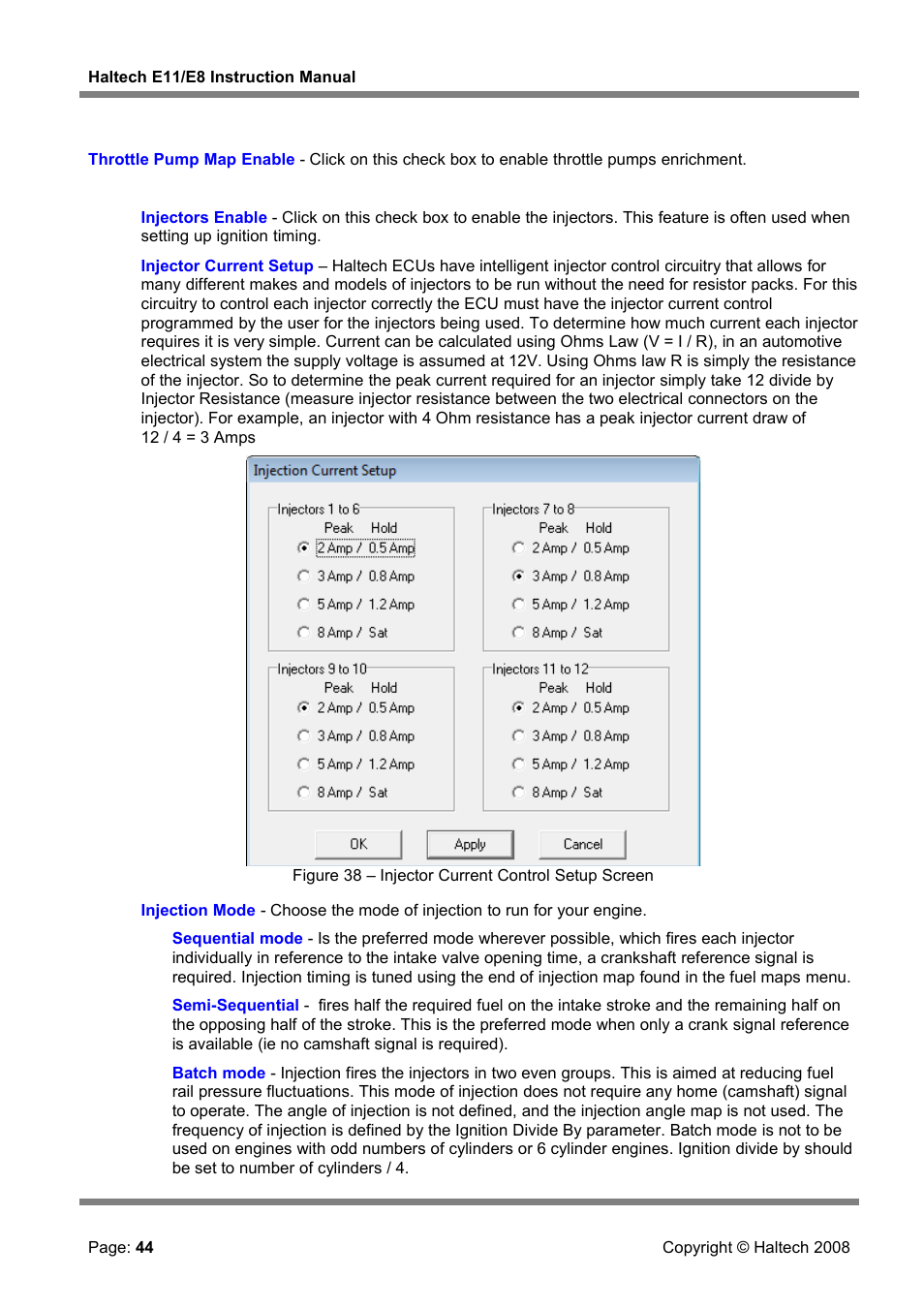 Haltech E8 User Manual | Page 44 / 177