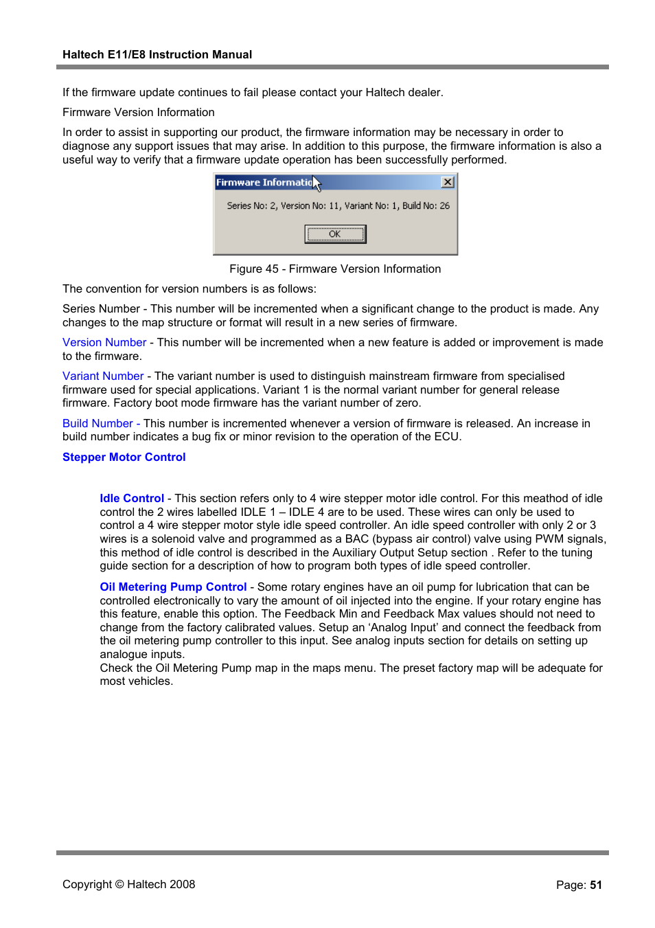 Haltech E8 User Manual | Page 51 / 177