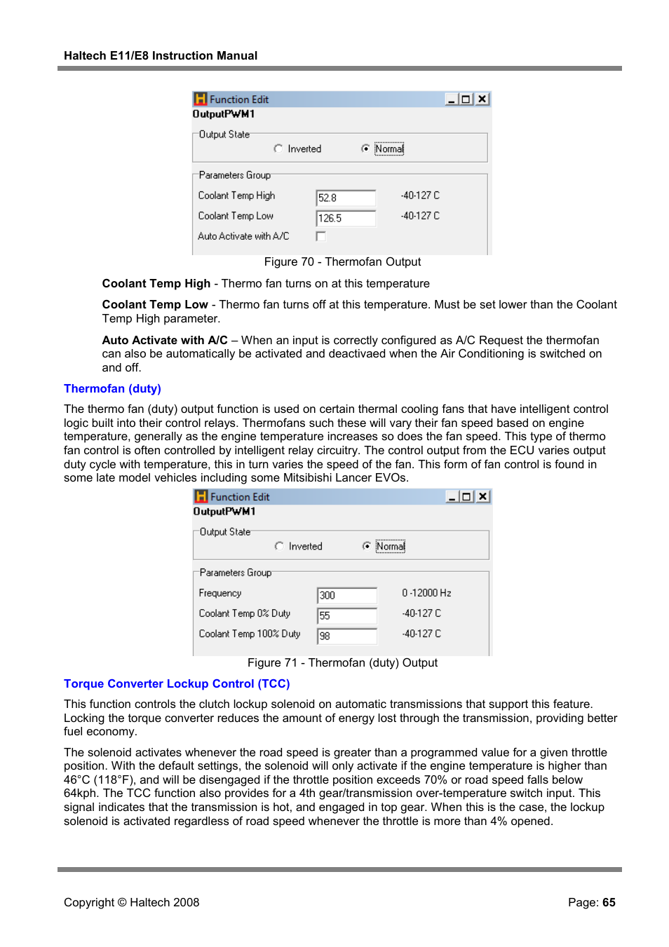 Haltech E8 User Manual | Page 65 / 177