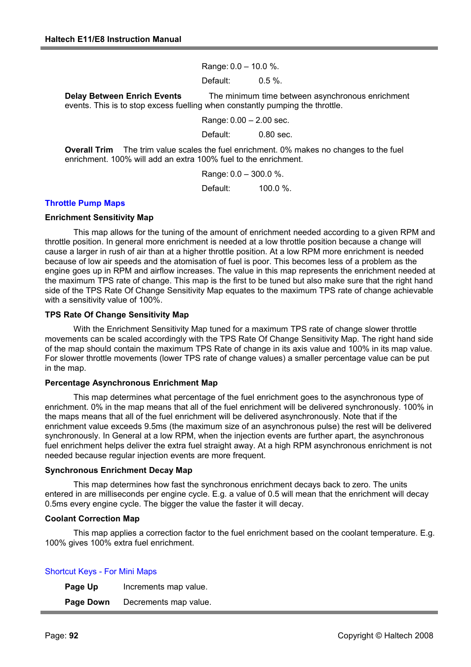 Haltech E8 User Manual | Page 92 / 177