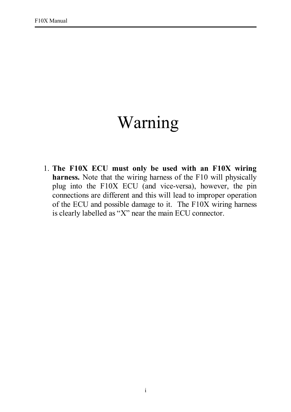 Haltech F10X User Manual | 120 pages