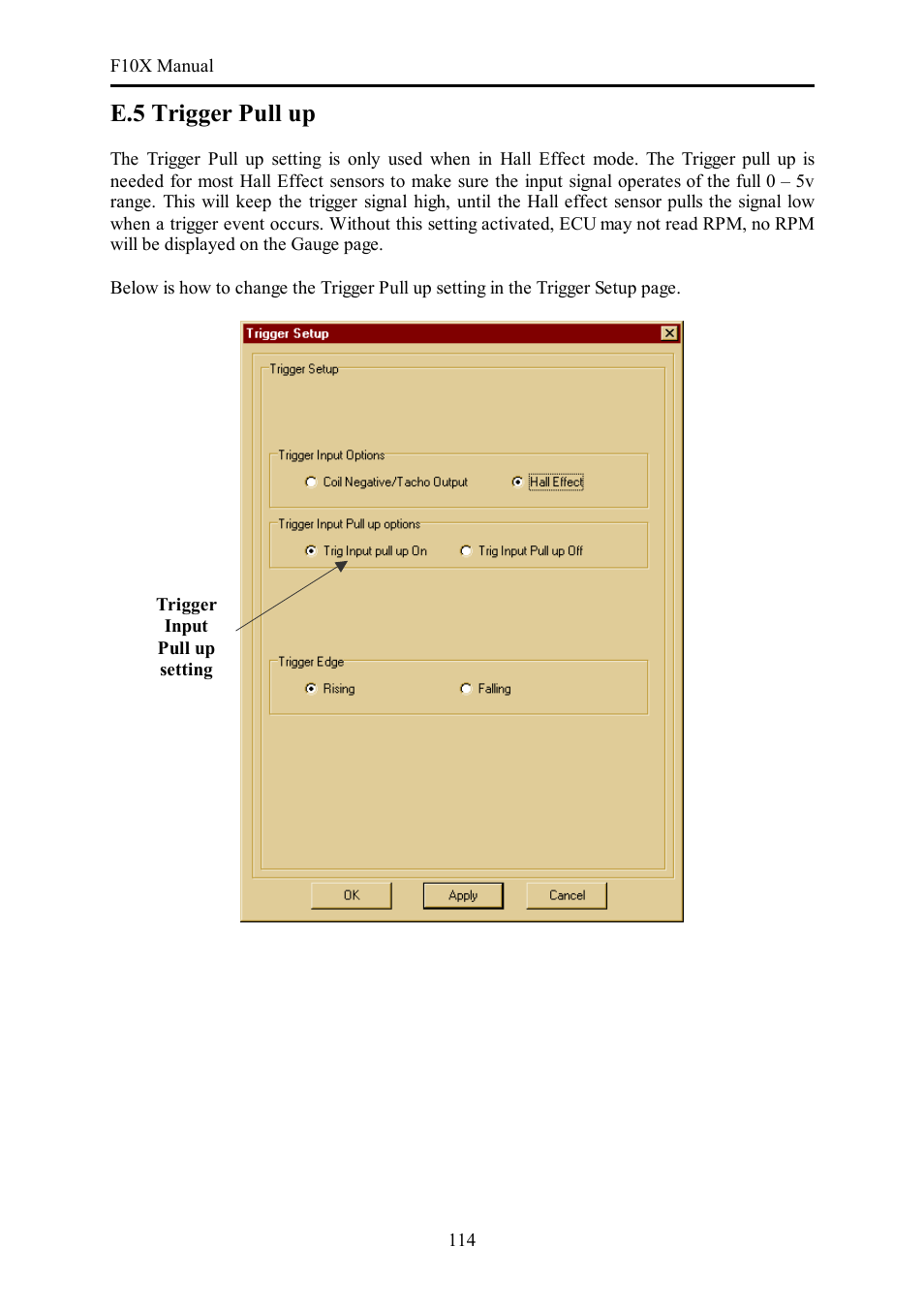 E.5 trigger pull up | Haltech F10X User Manual | Page 114 / 120