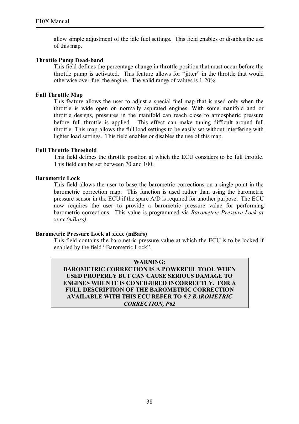 Haltech F10X User Manual | Page 38 / 120
