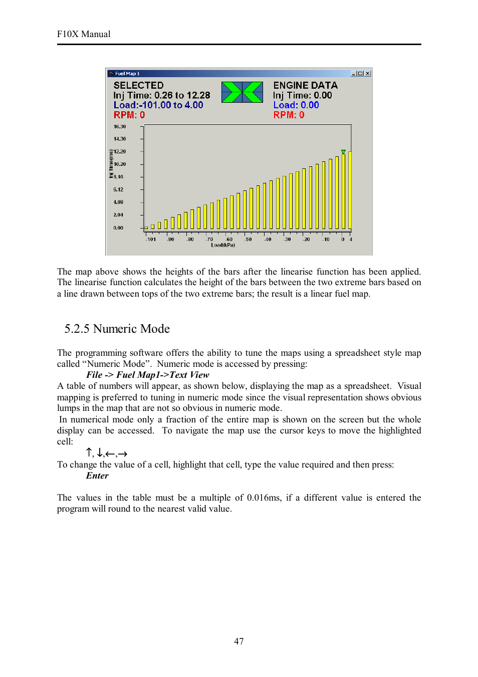 5 numeric mode | Haltech F10X User Manual | Page 47 / 120