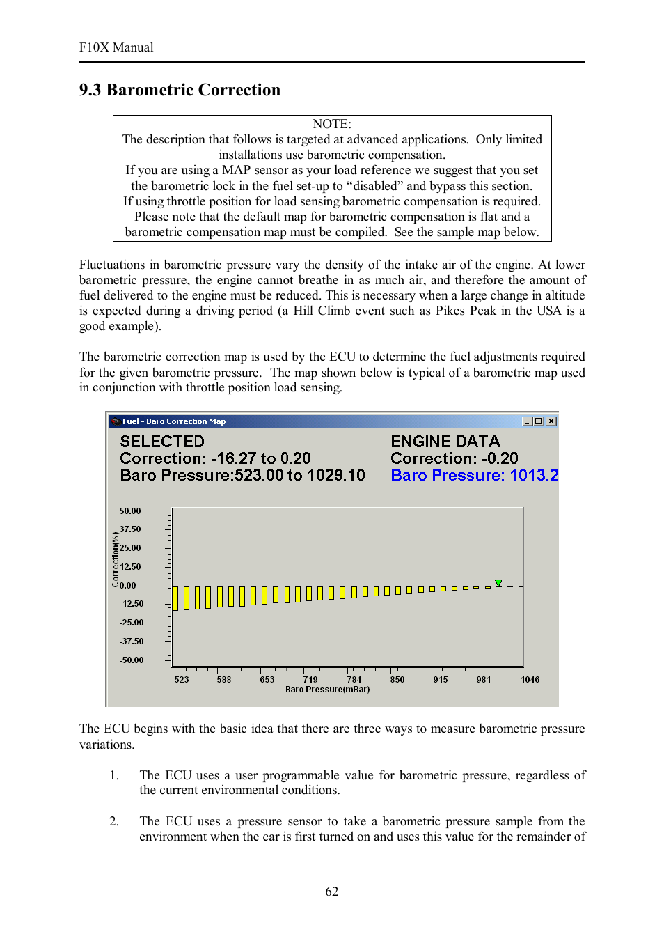 3 barometric correction | Haltech F10X User Manual | Page 62 / 120