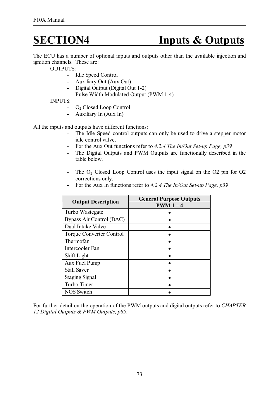 Haltech F10X User Manual | Page 73 / 120