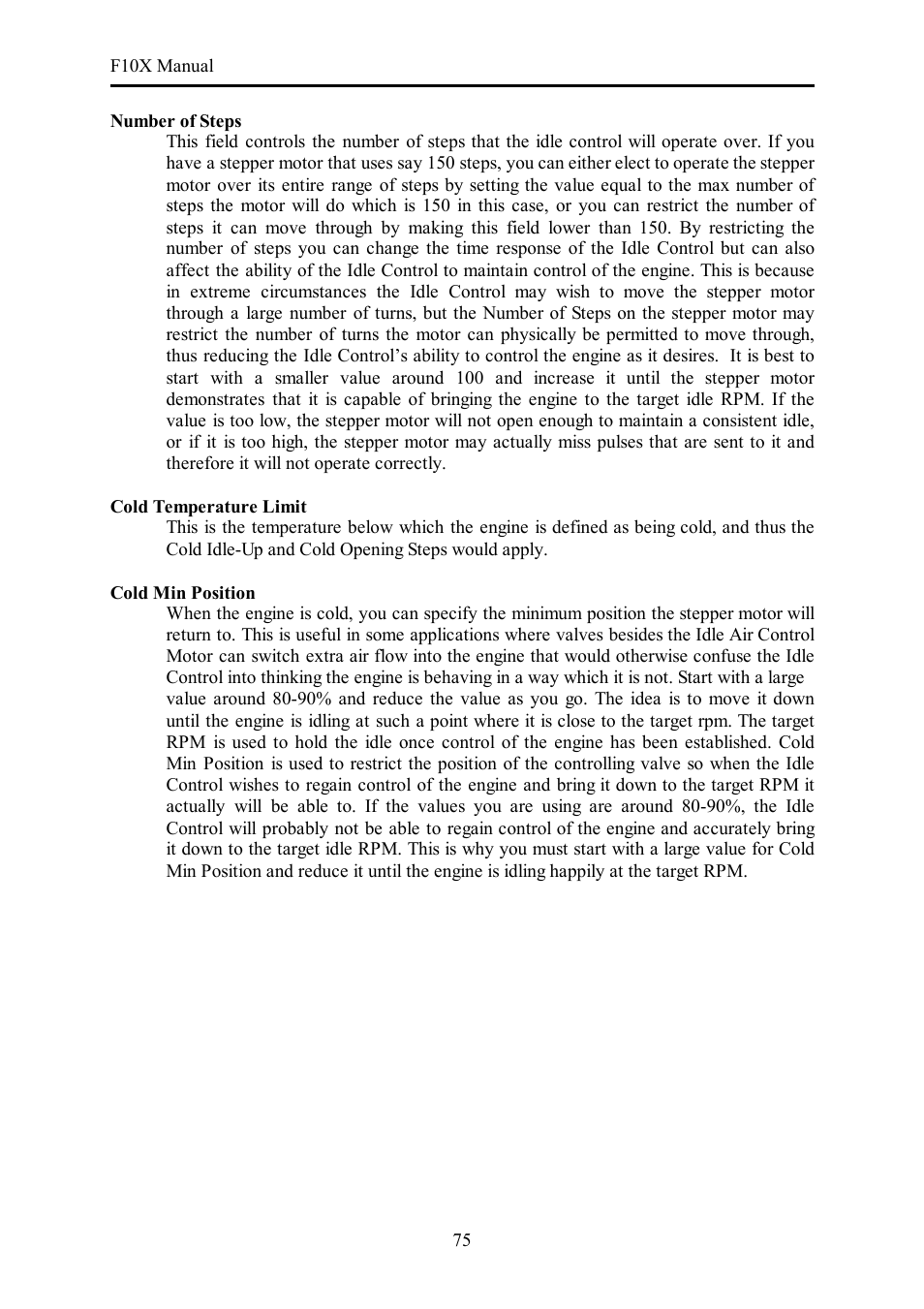 Haltech F10X User Manual | Page 75 / 120
