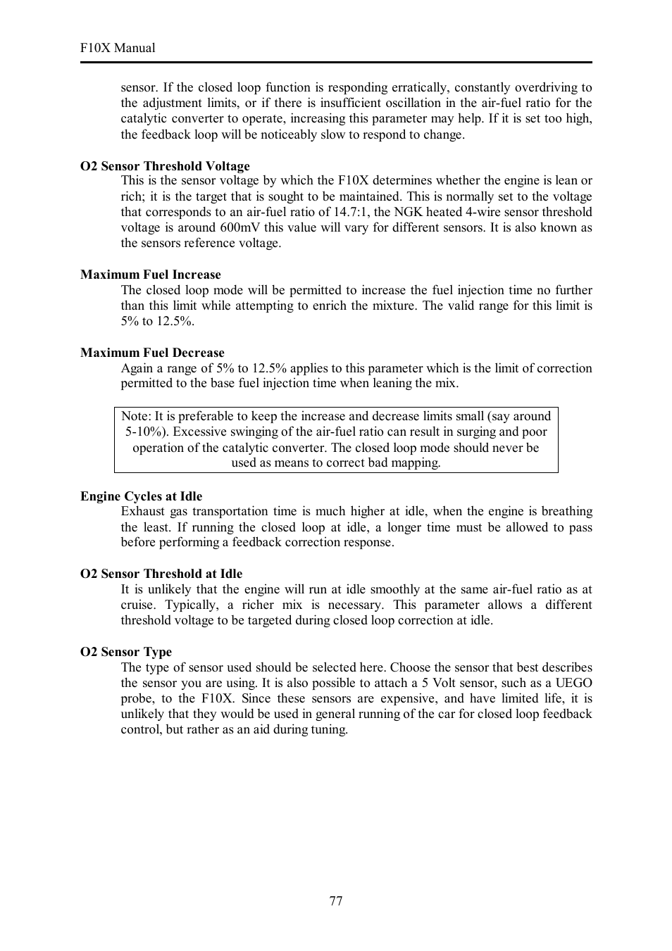 Haltech F10X User Manual | Page 77 / 120