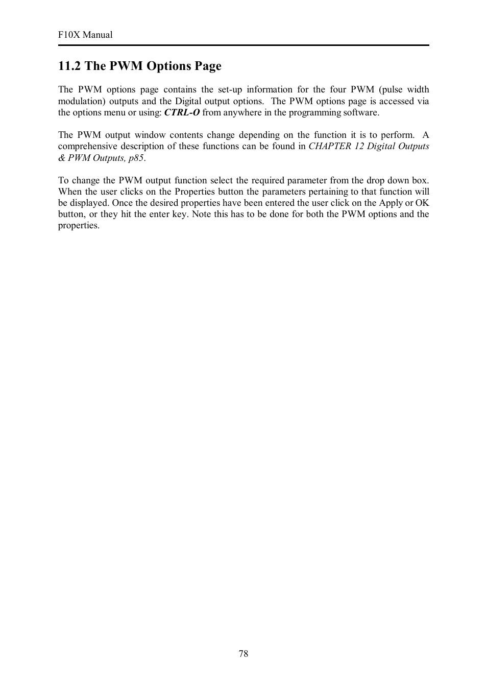 2 the pwm options page | Haltech F10X User Manual | Page 78 / 120