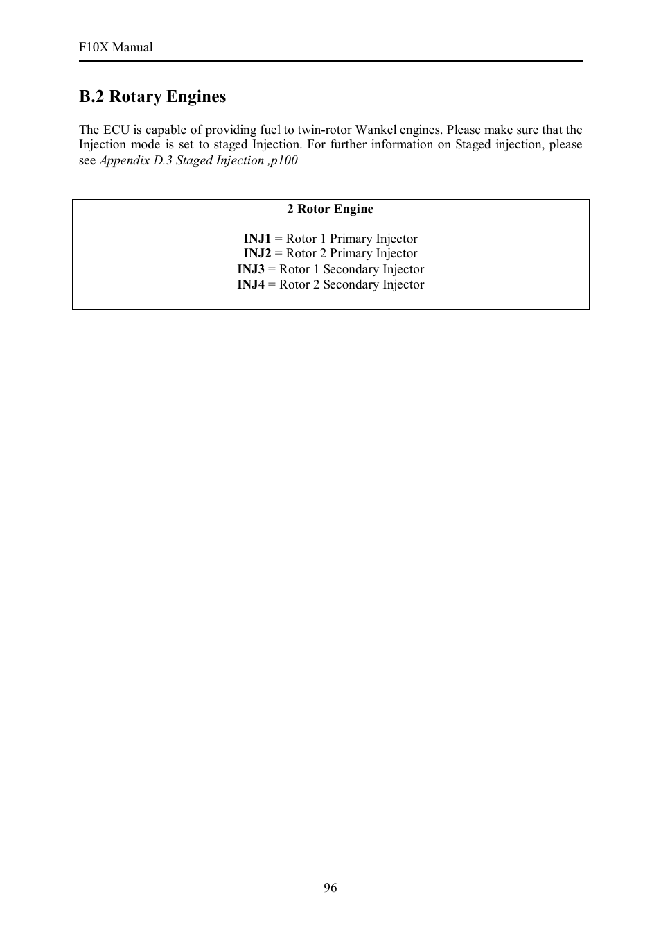 B.2 rotary engines | Haltech F10X User Manual | Page 96 / 120