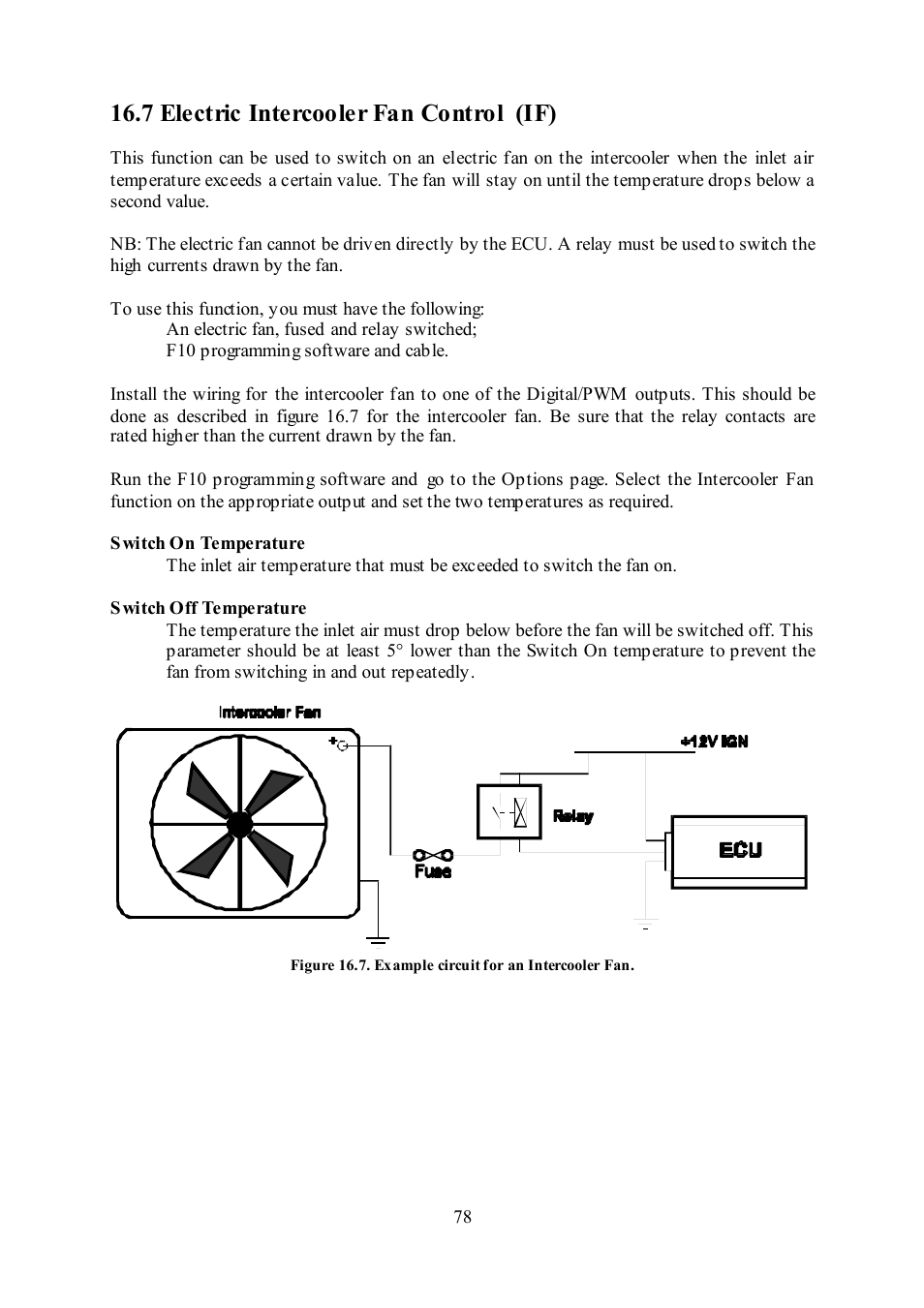7 electric intercooler fan control (if) | Haltech F10 User Manual | Page 83 / 104
