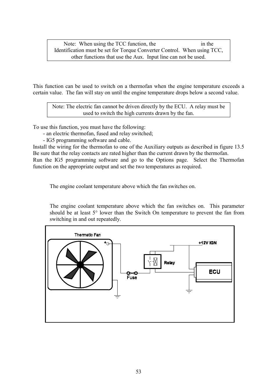 5 electric thermatic fan control (tf) | Haltech IG5 User Manual | Page 57 / 89