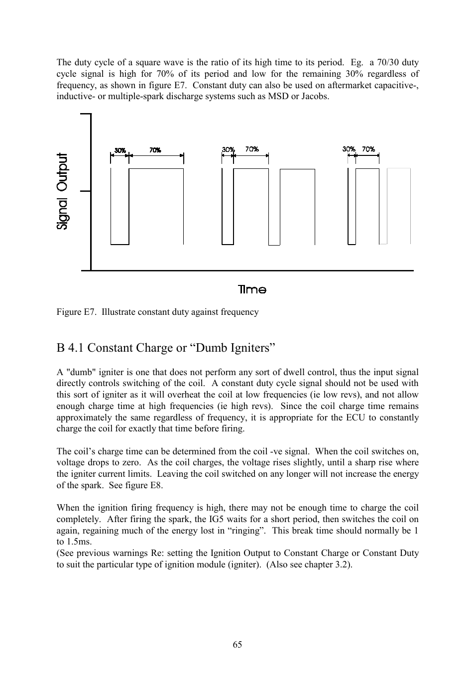 B 4.1 constant charge or “dumb igniters | Haltech IG5 User Manual | Page 69 / 89
