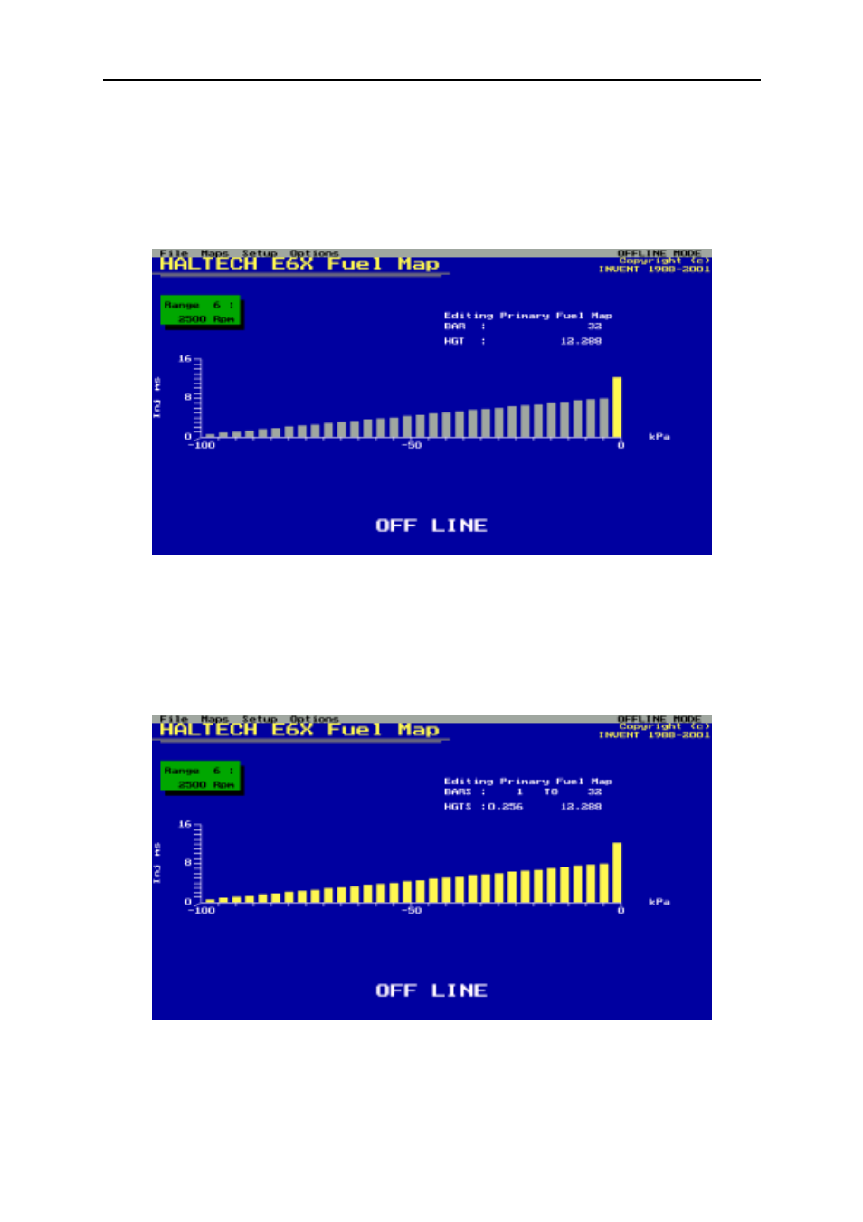 4 linearise | Haltech E6X Manual DOS Version User Manual | Page 56 / 134