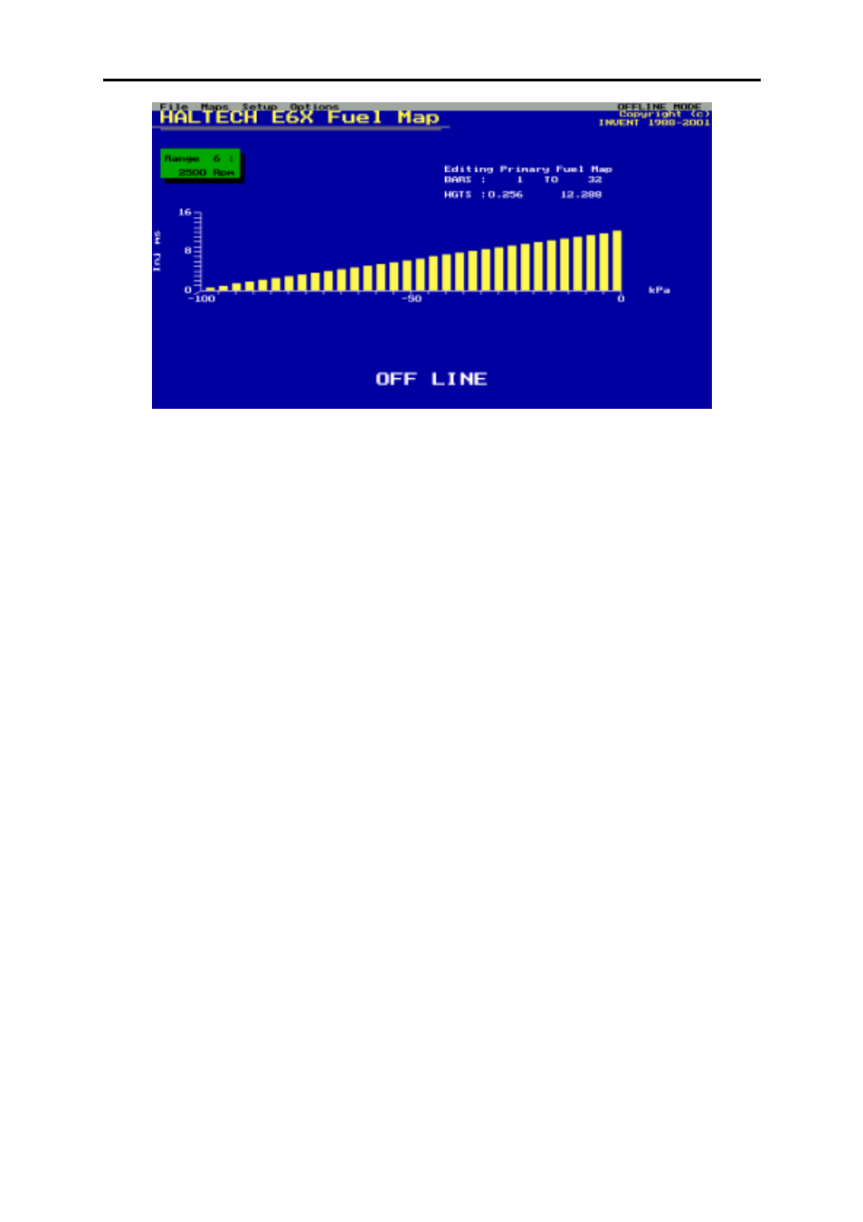 5 numeric mode | Haltech E6X Manual DOS Version User Manual | Page 57 / 134