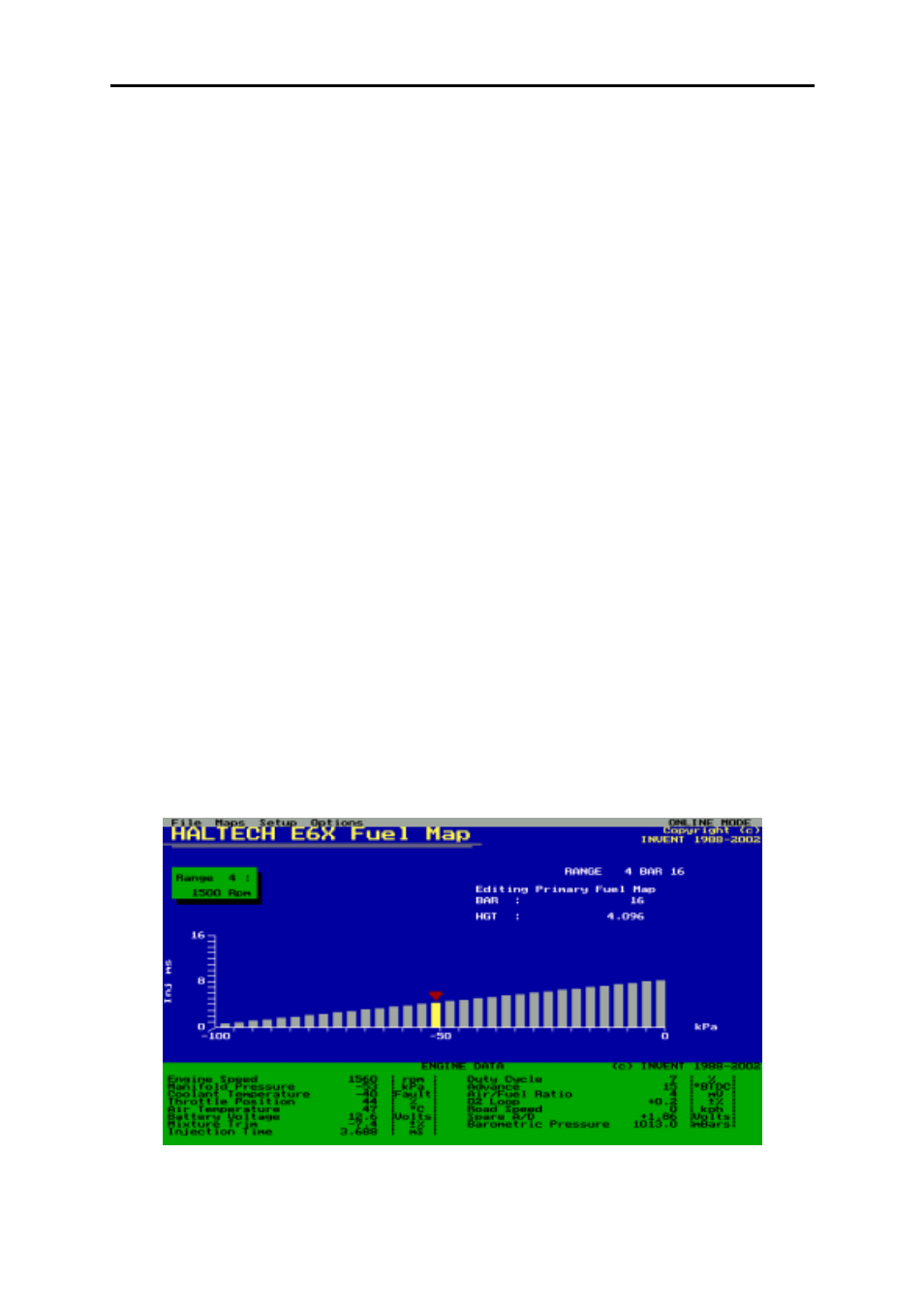 3 useful software mapping features | Haltech E6X Manual DOS Version User Manual | Page 67 / 134