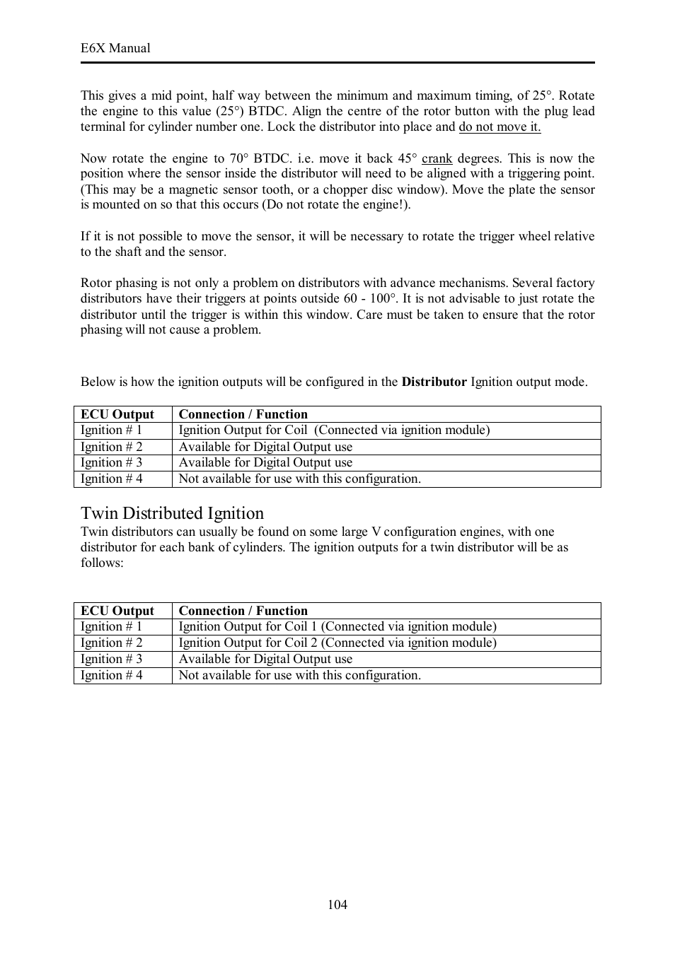 Twin distributed ignition | Haltech E6X Manual Win Version User Manual | Page 104 / 176