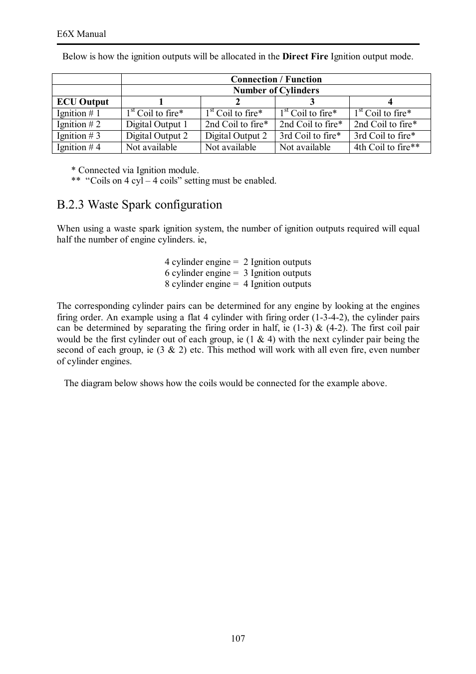 B.2.3 waste spark configuration | Haltech E6X Manual Win Version User Manual | Page 107 / 176