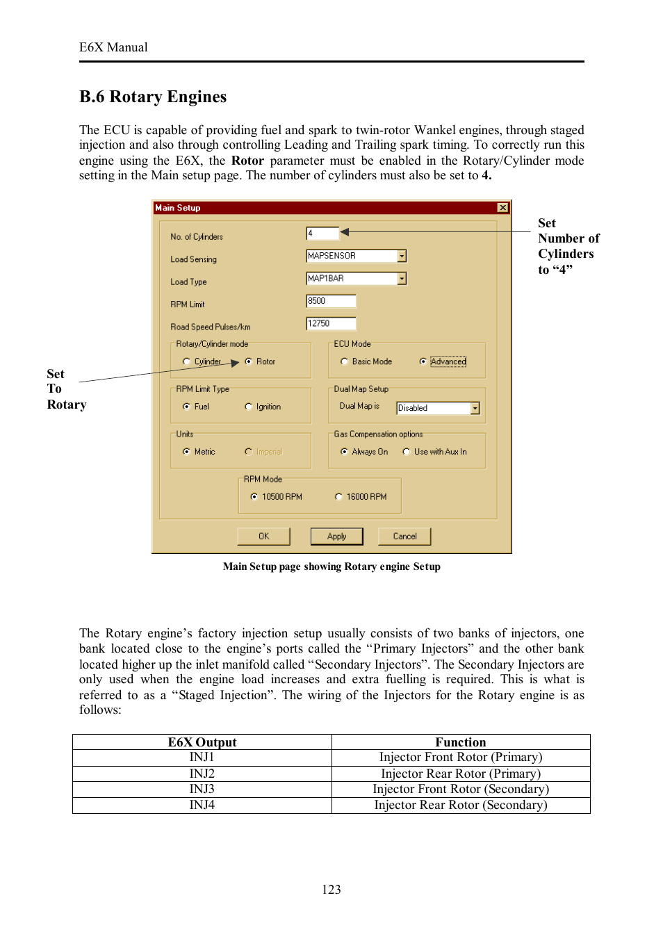 B.6 rotary engines | Haltech E6X Manual Win Version User Manual | Page 123 / 176