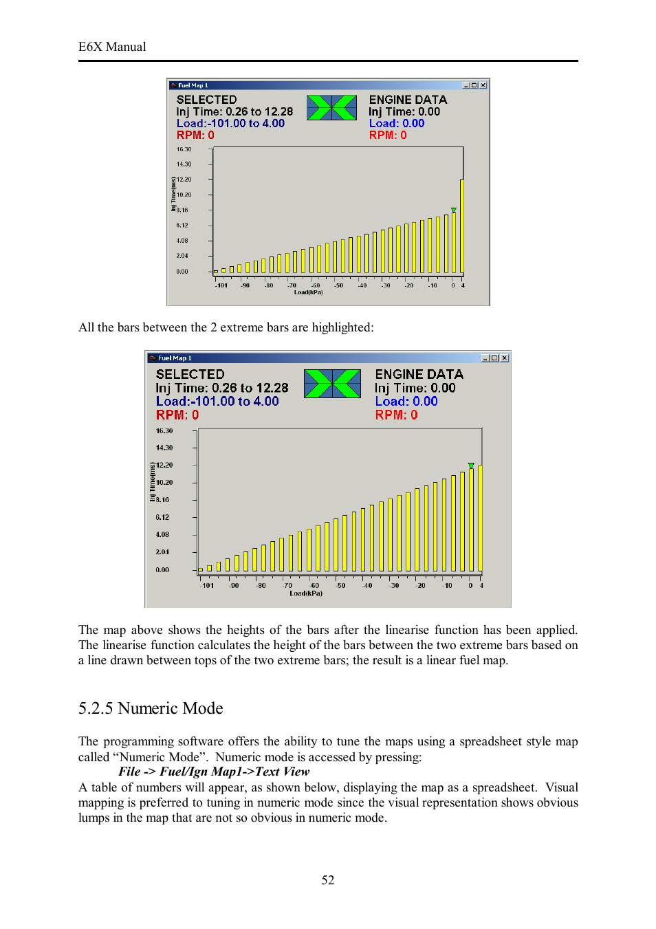 5 numeric mode | Haltech E6X Manual Win Version User Manual | Page 52 / 176