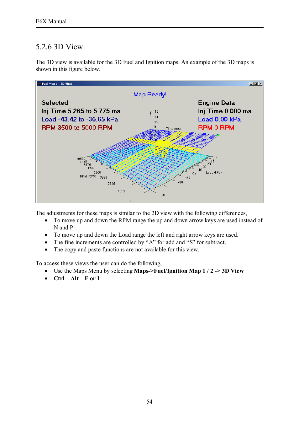 6 3d view | Haltech E6X Manual Win Version User Manual | Page 54 / 176