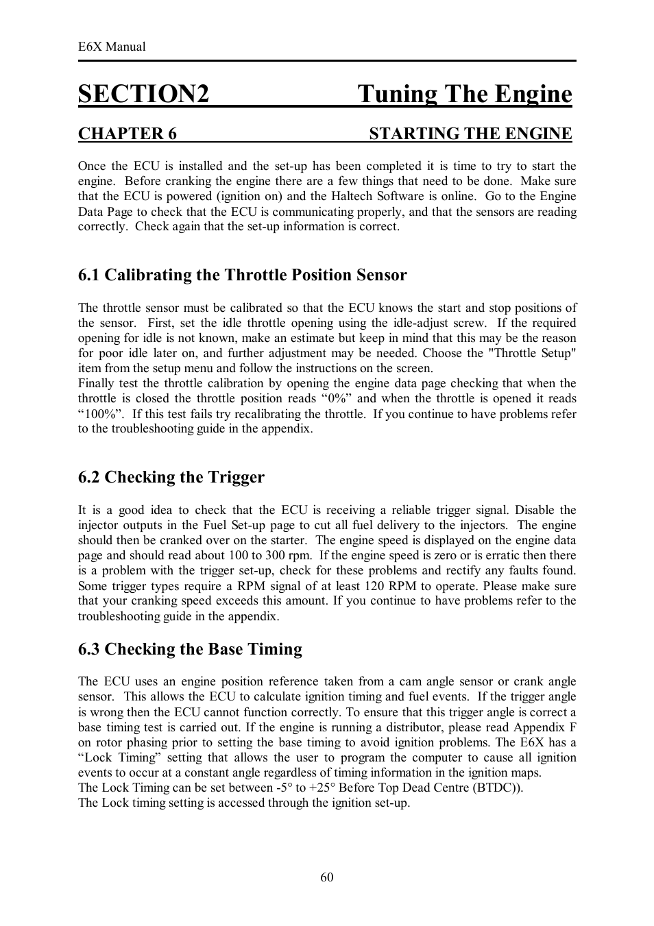 Haltech E6X Manual Win Version User Manual | Page 60 / 176
