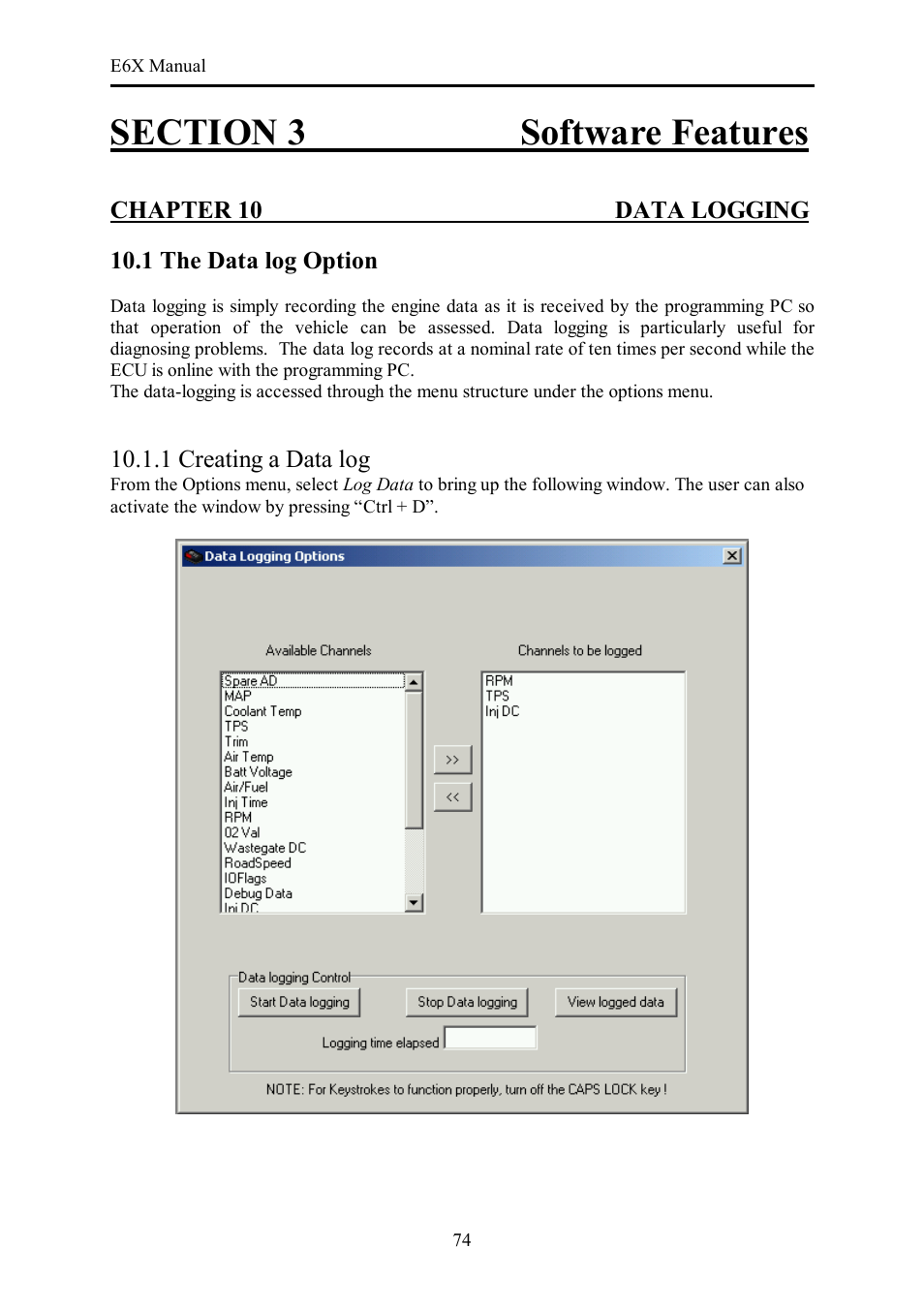 Haltech E6X Manual Win Version User Manual | Page 74 / 176